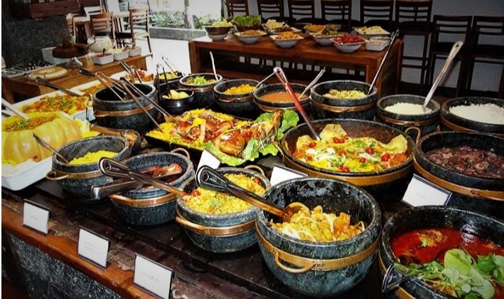 Brazilian "Per Kilo" Restaurant.