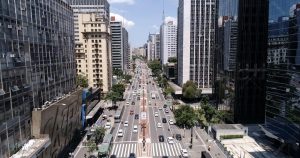 Avenida Paulista in Sao Paulo Brazil 