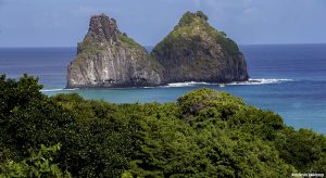 Fernando de Noronha island in Brazil 