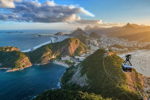 The view from the sugarloaf in Rio de Janeiro 