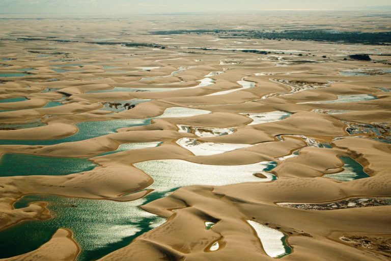 The Lençois Maranhenses national park in Nordeste