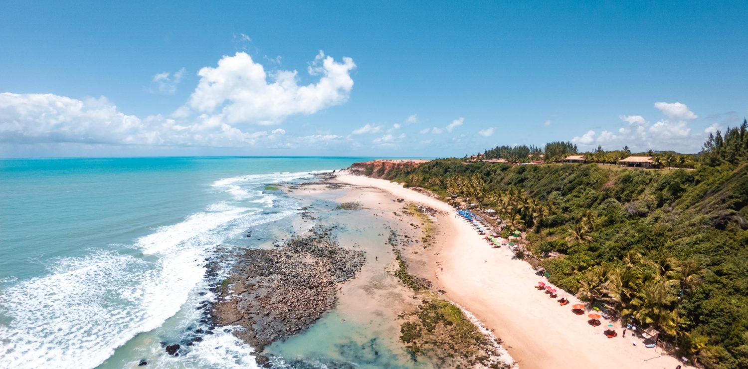 The marvelous beaches of Pipa in Brazil