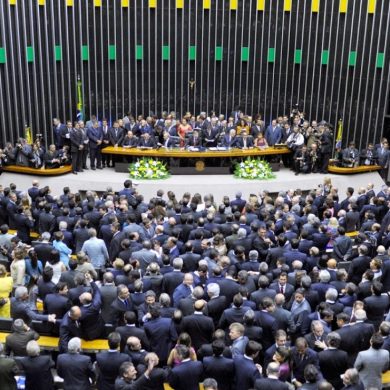 A meeting at the National Congress in Brasilia