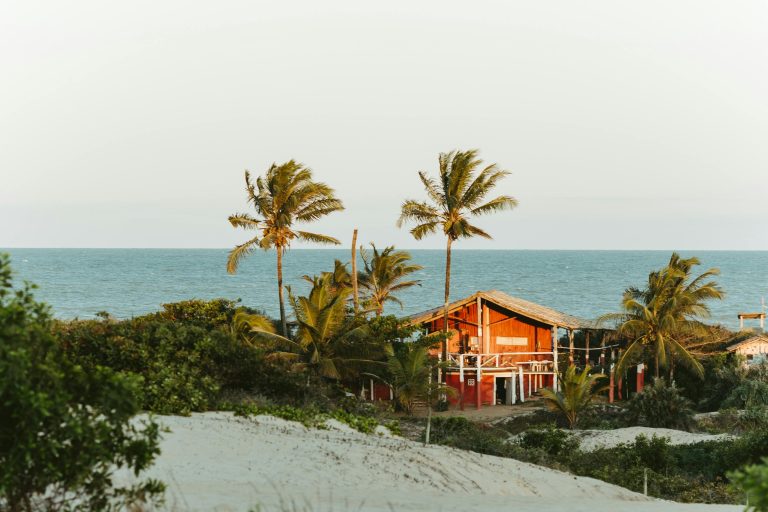 The Ceara coast in Brazil 