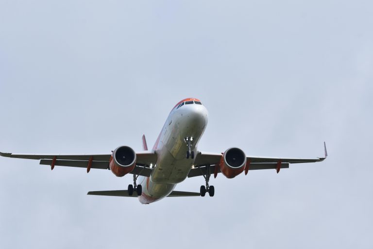 A plane flying in Brazil 